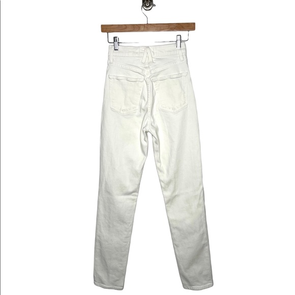 SLVRLAKE | Beatnik High Waisted Jeans in White Wash 24 - Picture 10 of 10